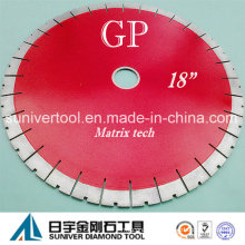 Gp 18"*25mm Diamond Cutting Discs, Diamond Blades for Granite, Quartzite